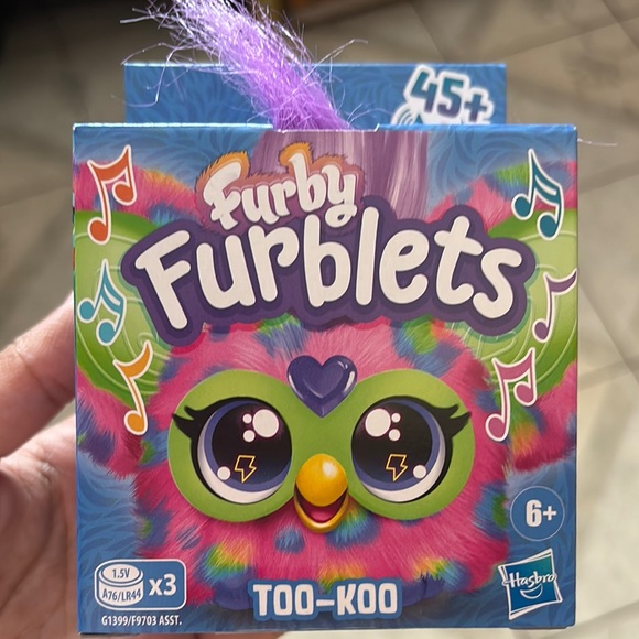 Hasbro Other - Hasbro Pink and Green Stuffed Animal Furby